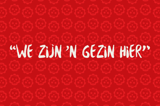 Tekst: We zijn 'n gezin heir